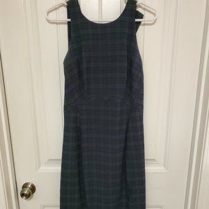 Plaid Sheath Dress